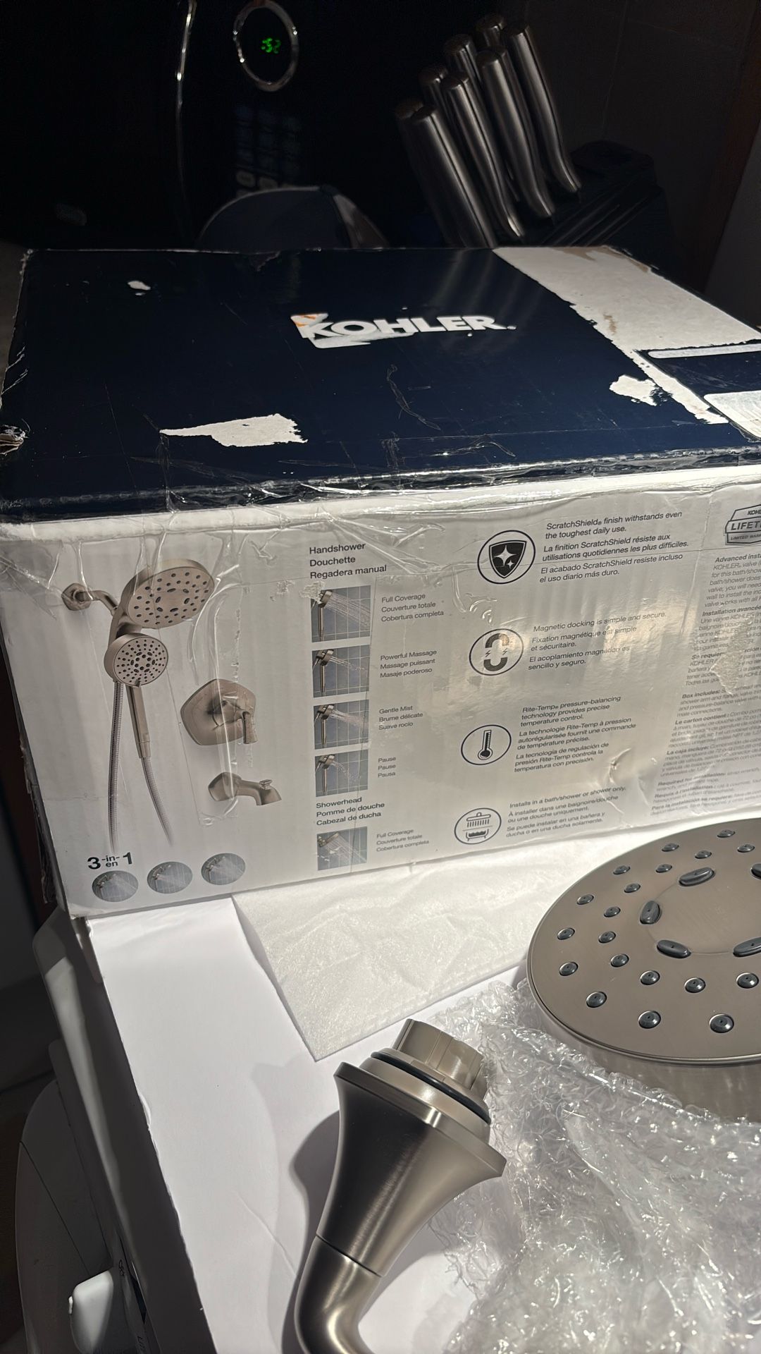 Kohler 76472 – Y – Cp Artifact Hydro Rail Sour Combo Kit 2.5 Gallon