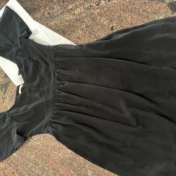 BLACK BABY DOLL DRESS HOLLISTER