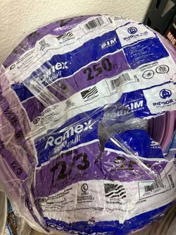 New Romex wire 12/3