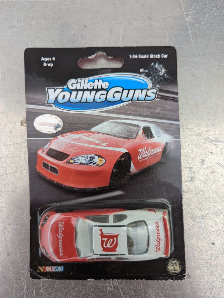 Gillette Young Guns NASCAR 1:64 Scale Stock Car.