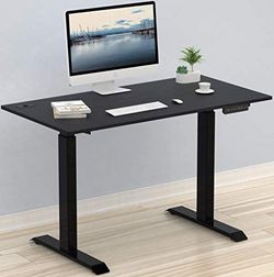 SHW Electric Standing Desk 48" – Black