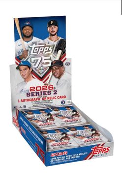 Topps 2026 series 2 hobby box brand new sealed