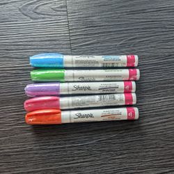 Paint Pen Set - Arts & Crafts - Set Of 5 - Sharpie - New