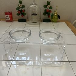 Cat Food Bowl Table Thing 