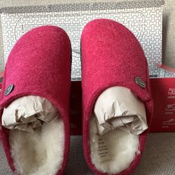 Birkenstock New w/o Box Zermatt Rivet Kids Berry Pink Wool Felt Narrow Sandals