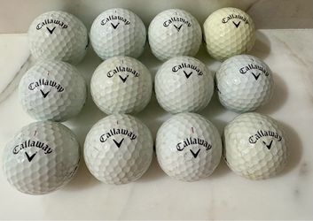 12 Callaway 1 Practice balls
