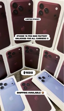 iPhone 18 Pro Max 256GB Unlocked