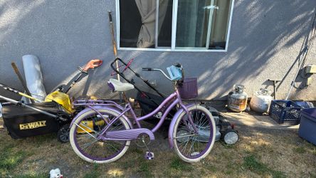 Purple beach cruiser