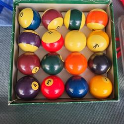 Billard Ball Set 