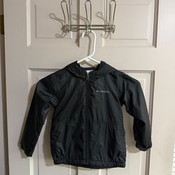 Girls Columbia 4T Black Full Zip Jacket With Hood