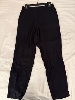Halogen Black Elastic Waist Slip On Pants