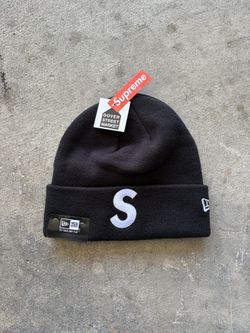 Supreme New Era Beanie Black