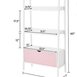 KIDS BOOKCASE PINK 