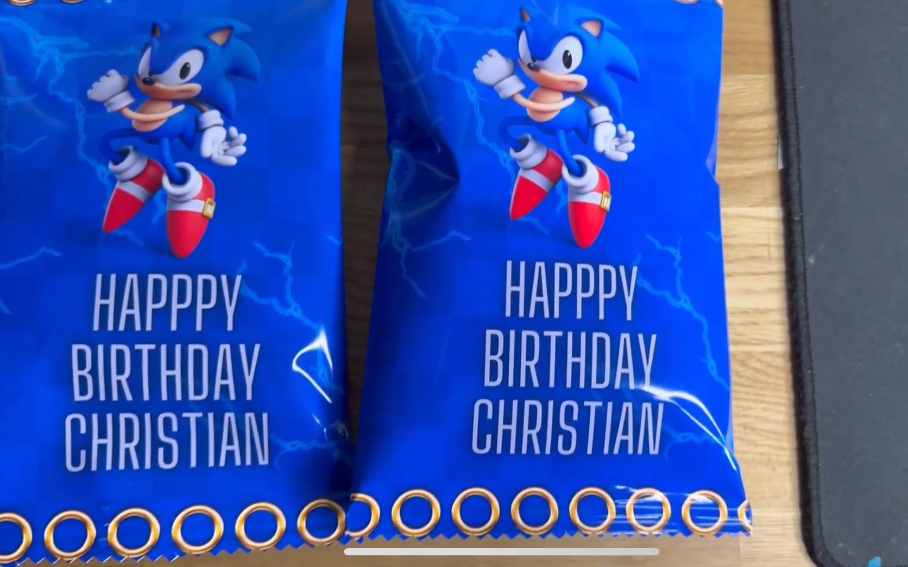 Happy Birthday Custom Bag Message Me