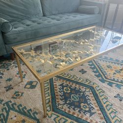 Gold Butterfly Coffee Table