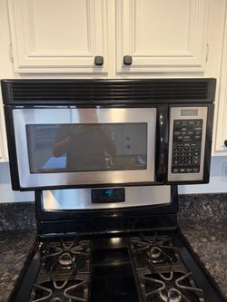Stainless Steel Over-the-Range Microwave with fan
