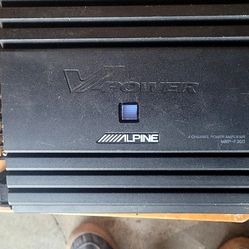 Alpine V-power Amp. & Scosche Capacitor.