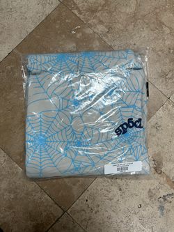 Sp5der AOP Hoodie Heather Grey