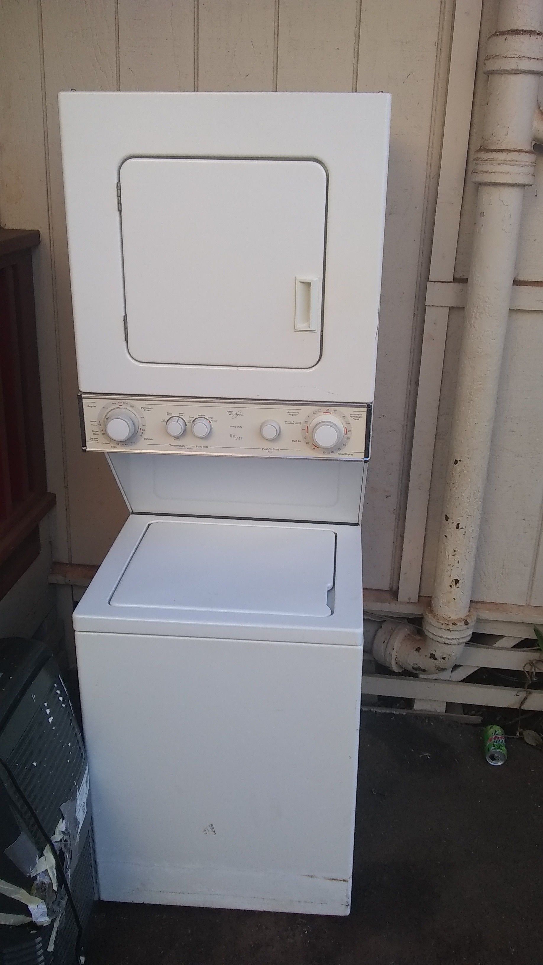 Whirlpool stackable washer and dryer MUST GO