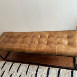 Leather Bench 