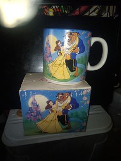 Vintage Beauty And The Beast Mug With Box