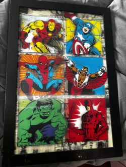 Marvel Wall Decor $3