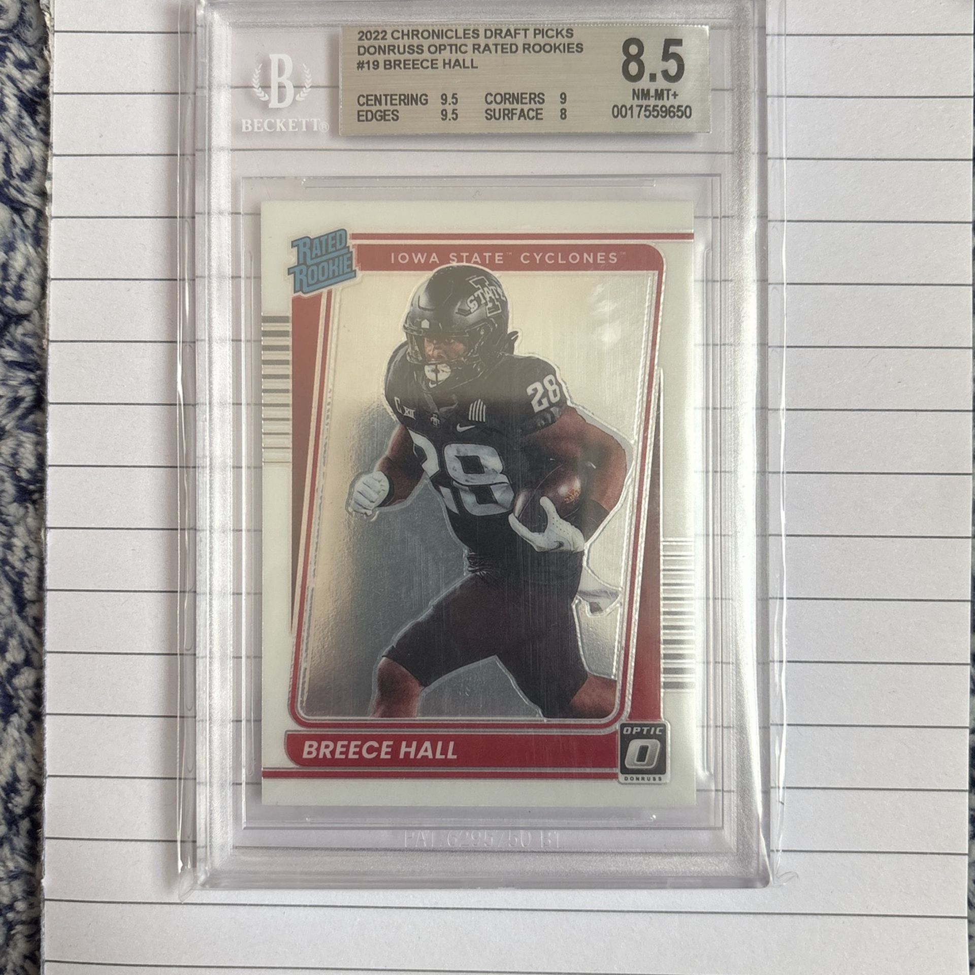 2022 Breece Hall Rated Rookie Optic