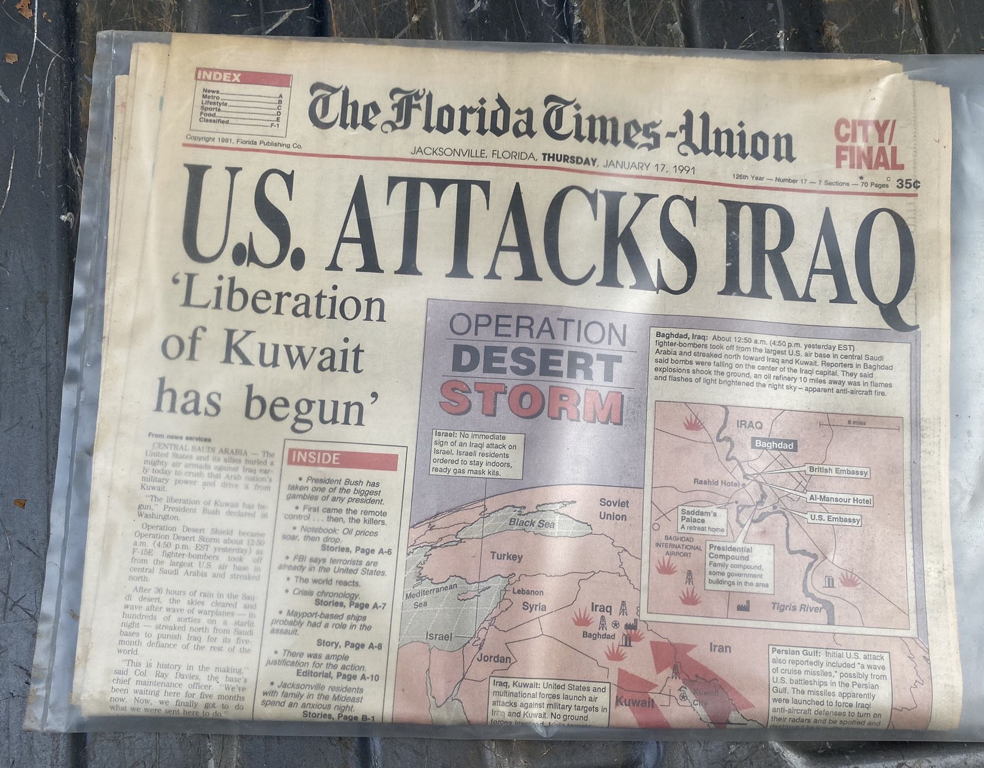 Vintage Newspaper