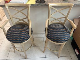 Matching Pair of Swivel Bar Stools