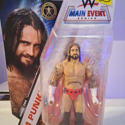WWE MAIN EVENT SERIES. CM PUNK COLLECTIBLE ACTION FIGURE 