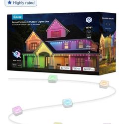 NEW GOVEE 100FT RGBICW WHITE PERMANENT OUTDOOR LIGHTS