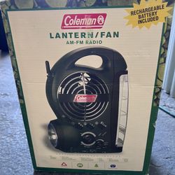 Coleman Lantern/fan/AM-FM Radio