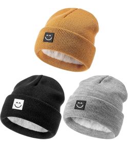 Baby Beanie Hat 3 Pcs Winter Hat Cold Weather (6-36 Months)
