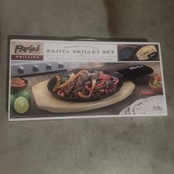 Parini Grilling Collection Fajita Skillet Set