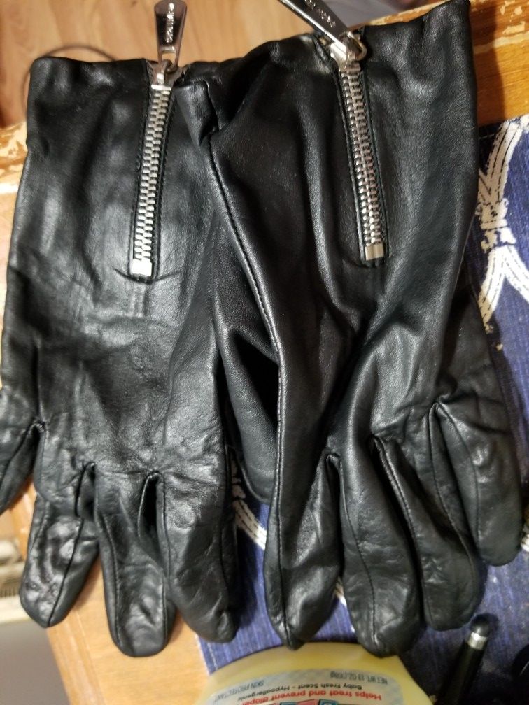 Men's Leather Michael Kors Gloves XL