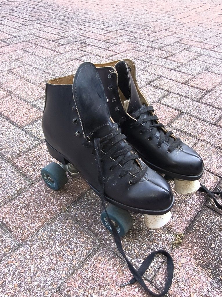 Vintage Leather Roller Skates