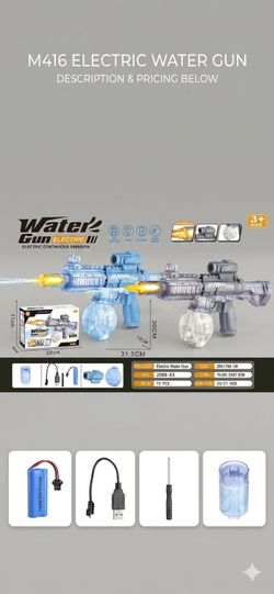 M416 electric water gun 🔫
