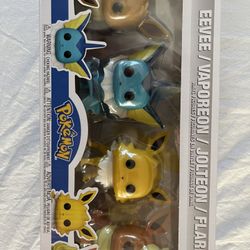 Funko Pop Pokémon 4 Pack Eevee Flareon Joteon Vaporeon