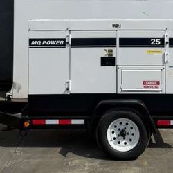 2016 Multiquip 25 kva Whisperwatt Diesel Generator Trailer Mounted