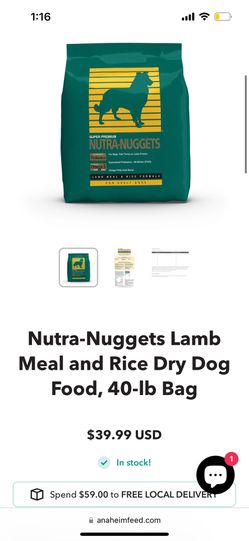 Nutra nuggets puppy food sales