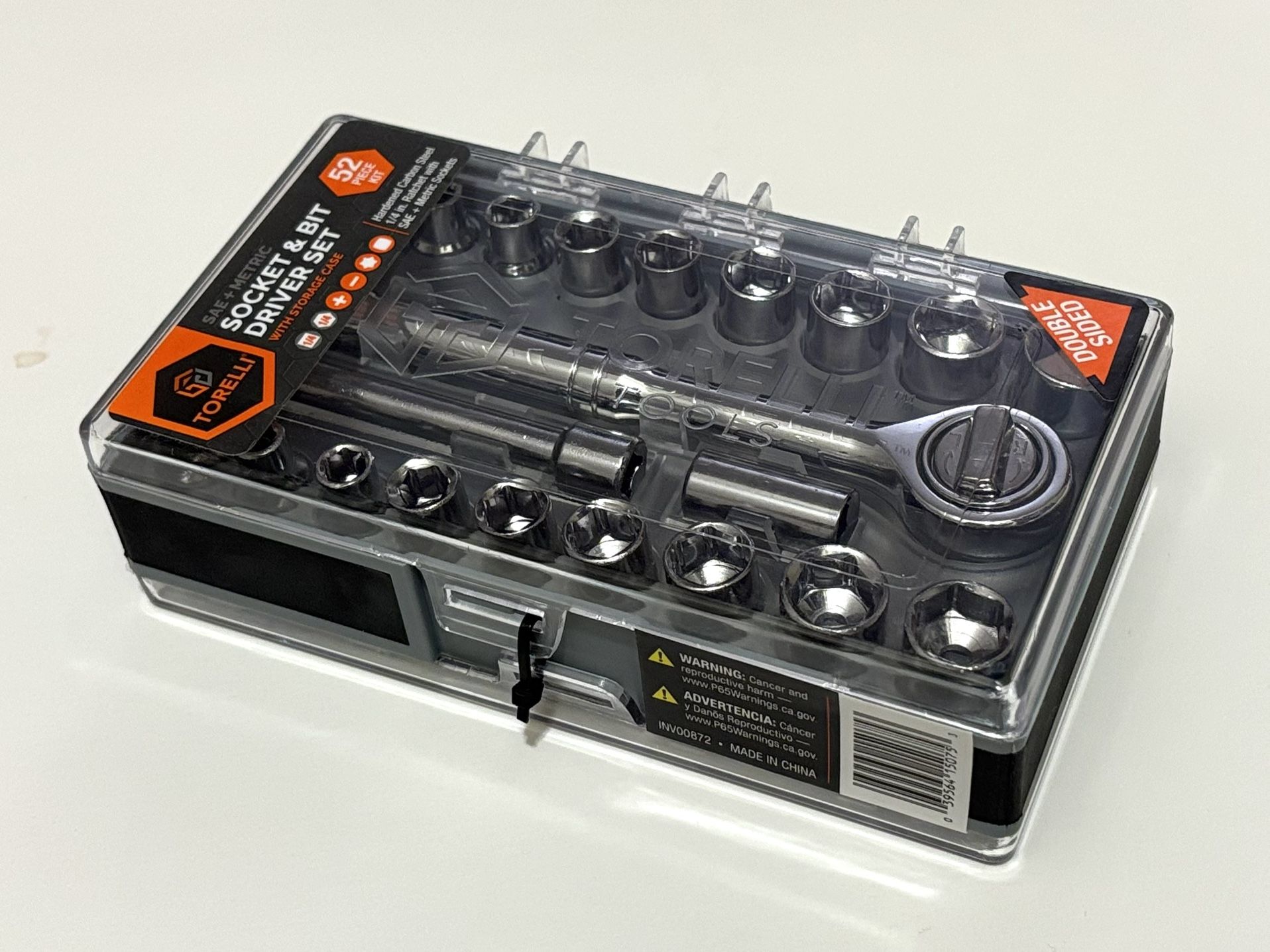 52 Pc Socket And Bit Driver Set