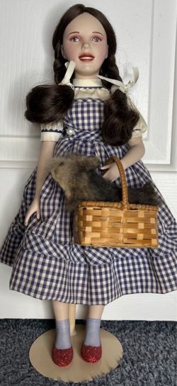 FRANKLIN MINT THE WIZARD OF OZ DOROTHY DOLL 16 1/2" TALL