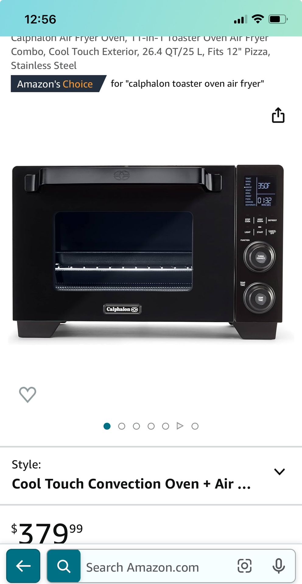 Calphalon Air Fryer Oven, 11in1 Toaster Oven Air Fryer Combo, Cool