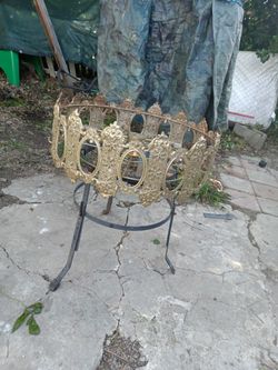 Brass Vintage Chandelier Beautiful Design From The '50s Or '60s Asking 75 Measurements 10 In Tall 2 Ft In Diameter