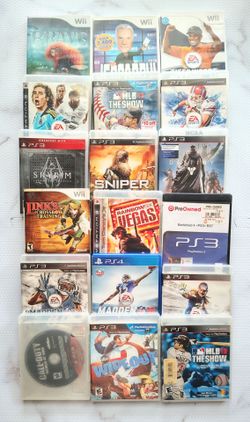 PlayStation and Wii games 20 games one low price!