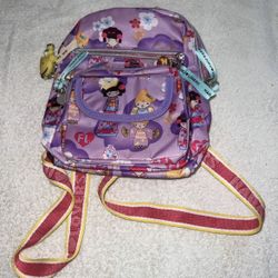 Harajuku Lovers Mini Backpack With Keychains 