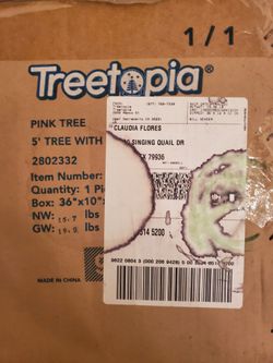 Pink chrismas tree  120 Dll