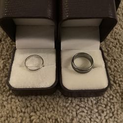 Wedding Ring And Band For Males Sz 7.5