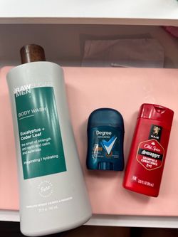 Body wash y desodorante para hombre