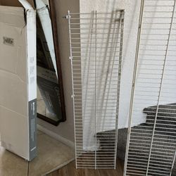 43.5” X 12” White Wire Rack Shelf 